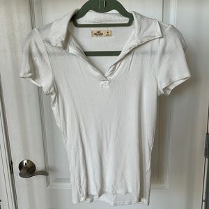 Buttery soft ribbed collared polo